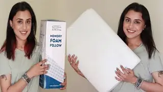 Memory Foam Pillow for Cervical Neck pain, Stiff Shoulders & Good Sleep I REVIEW I Sleepsia I Tumpa
