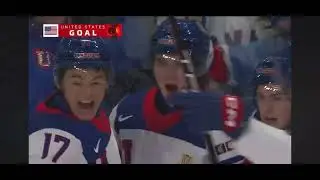 USA Hockey World Junior Championships Will Zellers backdoor backboard goal 