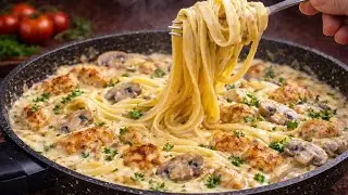 I Make This Creamy Fettuccine Alfredo 3 Times a Week! 😋 My Family Can’t Stop! | One-Pan Pasta