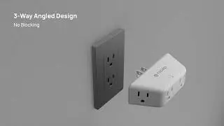 TROND Outlet Extender Surge Protector - Multi Plug Wall Outlet with 4 Grounded Sockets