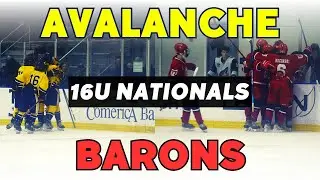 NORTH JERSEY AVALANCHE VS CLEVELAND BARONS | 16U USA HOCKEY NATIONALS | Clanko Media 2023 | [4K]