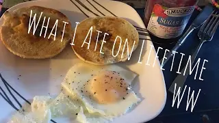 What I Ate WW Lifetime 30 Smart Points | Short Vlog/ Work Day
