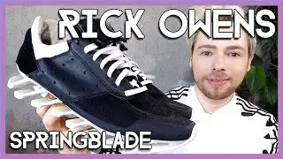 Rick Owens x adidas black & white springblade ss15 review