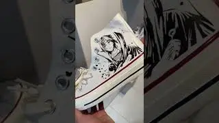 Custom Anime Converse: Turn Your Favorite Characters Into Art on Your Shoes! 🎨👟