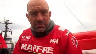 First quotes from the boat after suspended racing.