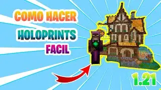 COMO HACER HOLOPRINT PARA MINECRAFT BEDROCK