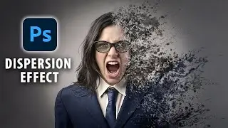 Photoshop Particle Dispersion Effect  Dramatic Portrait Editing Guide