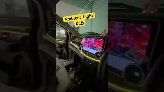 New XL6 zeta Upgrade 10inch touchscreen and Ambient light fitting in my car #xl6 #accessories