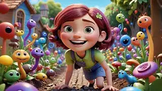 Wanda Worm and the Wiggle Train | Wiggly Worm Song Kids | Movement & Counting Nursery Rhyme Video