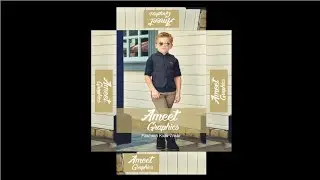 Kids Shirt Box Design #graphicdesign #coreldraw