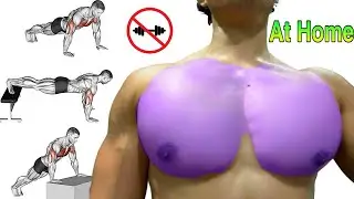 Full Chest Workout at Home (No Equipment) 
