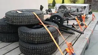 Пчеловодный прицеп  своими руками # часть 1 комплектующие #