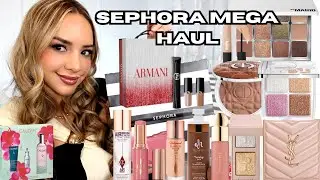 SEPHORA MEGA HAUL | Luxury Makeup, Holiday Sets & Viral Products