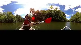 360 footage of me kayaking down Eagle creek in Ripley, OH