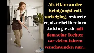 Als Viktor an der Putzfrau vorbeiging, sah er ihr Halskette, in der vor vielen Jahren...