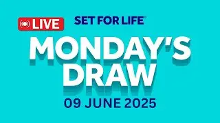 The National Lottery Set For Life Live draw results from Monday 09 June 2025 | tonight's
