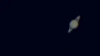 What The Planet Saturn Looks Like Through a 12 Inch Telescope