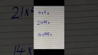 Easy multiplication ❌❌#math #matheducation #easymultiplication#shortsvideo #shortsfeed