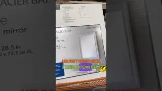 $80 Mirror at Home Depot for a penny!
