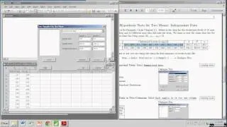 Test for a Difference in Means, Independent Samples, Minitab, Summarized Data