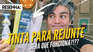 ZAPT - TINTA PARA REJUNTE FUNCIONA?! VALE A PENA?! | RESENHA