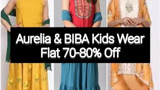 BIBA Kids Wear | Aurelia Kids Wear | Girls Ethnic Wear | Lehenga Choli for Girls| Suit Set for Girls
