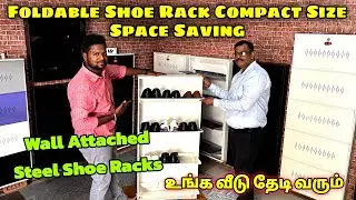 Space Saving Shoe Rack | Wall Mounted Shoe Rack | Metal Shoe Racks in Chennai | MS Enterprises