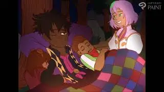 Tales of Vesperia- Speedpaint Campfire Nap