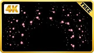 Pink Magic dust | Pink Particle black screen exploding loops | Free video stock