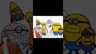 Despicable Me / Mega Minions 4 Coloring Pages
