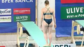 Matilde Borello Turns Heads with This 1m Springboard Dive