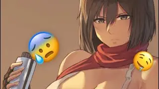Mikasa The Babysitter👶🍼!(part2) Aot Highschool(part13) -AOT Group Chat