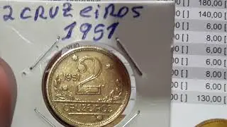 2 Cruzeiros 1951 data escassa