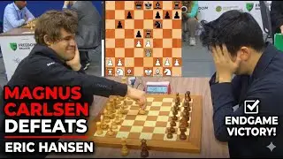 Magnus Carlsen Brutally defeats Eric Hansen in endgame and with High accuracy