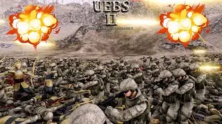 21000 Elven Archer VS 18000 Modern Soldiers. Ultimate Epic Battle Simulator 2. UEBS 2