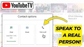 How to Contact Customer Support on YouTube TV | Speak to a Real Person on Customer Service! - 2026