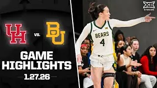 Houston vs. #14 Baylor Game Highlights | 2025-26 Big 12 Women&rsquo;s Basketball