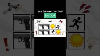 say the word on beat. #game #shorts