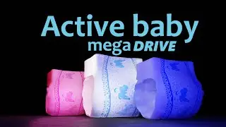Реклама несуществующих подгузников Active baby mega Drive