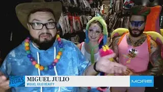 EDC makeup & hair looks