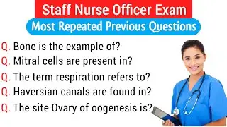 Staff Nursing Mcq | MHSRB Staff Nurse Mcq | RRB Staff Nurse Mcq