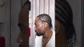 Beautiful cornrow style for men #hairstyles #viral