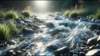 Water's Rhythm: Relaxing Soundscape for Meditation