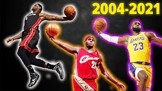 Lebron James Tomahawk Dunks Through The Years (2004-2021)