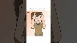 Me vs Instagram 😲 #animation #instagram
