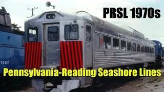 Pennsylvania-Reading Seashore Lines 1970s, Budd Rail Diesel Cars in New Jersey
