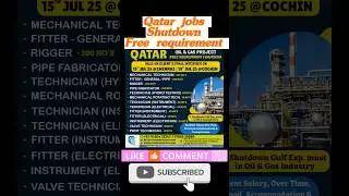 Qatar jobs vacancy urgent requirement 2025 #job #gulf #jobsearch #qatarjobs #jobshiringhub #shorts