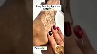 😱 Urgent Tanning & Dirt Removal at Home #shorts #skincare #viral #youtubeshorts #viralshorts #beauty