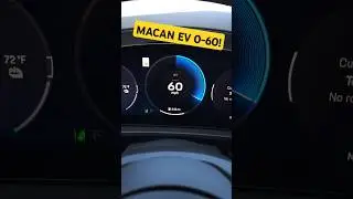 Porsche Macan Electric 0-60! #shorts