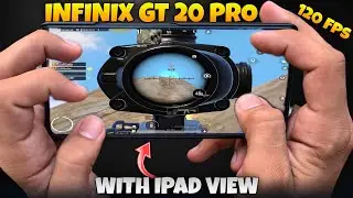 IPAD VIEW➕HANDCAME INFINIX GT 20 PRO GAMEPLAY 🥶INFINIX GT 20 PRO PUBG TEST